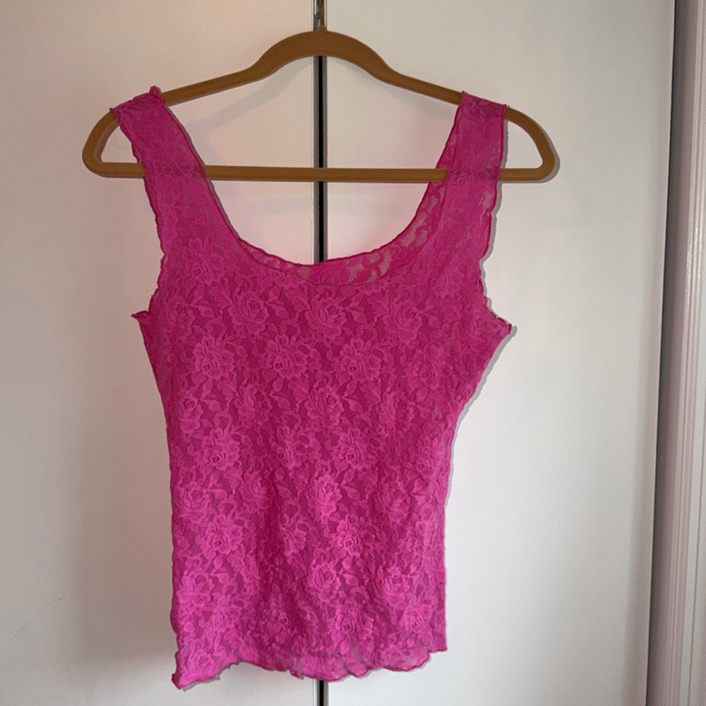 beautiful vintage jewel-toned mesh tank
